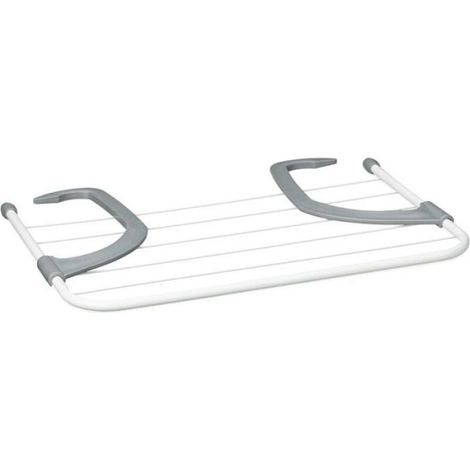 Séchoir À Linge - Pour Radiateur Et Balcon - Capacité 3 M - Blanc - 50 Cm De Largeur (1/4)