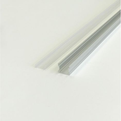 Profile Aluminium pour Bandeau LED Couvercle Opaque - Unité / 2 m - SILUMEN (1/4)