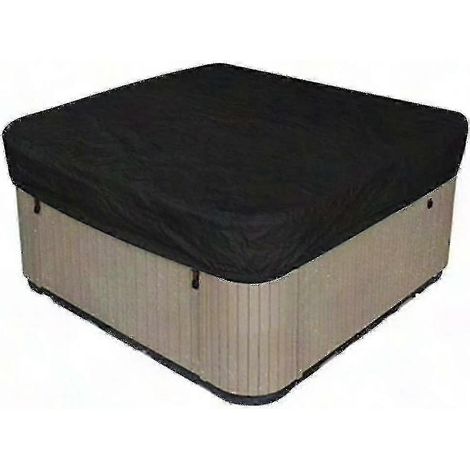 Wasserdichte, quadratische Polyester-Spa-Abdeckung, Abdeckung für Whirlpools im Freien, UV- und Wetterschutz, quadratische Abdeckung für aufblasbare Whirlpools, Modell gx20241211364 (1/2)