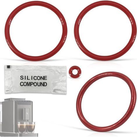 Set di 4 guarnizioni di tenuta per macchine da caffè Tchibo Esperto Pro - Set di 4 kit di manutenzione - Adatto per Tchibo Esperto, Esperto2, Beko CEG, Grundig KVA 4830, guarnizioni compatibili con la (1/5)