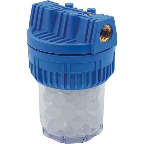 Filtro a polifosfati sferici 1/2" H 5" – Protezione completa per impianti idrici e termici