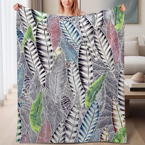 Couverture en polaire chaude, douce et légère, microfibre polyester,6080 pouces (1/4)