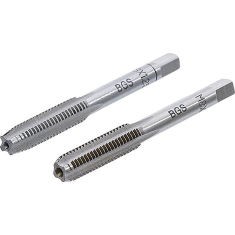 Jeu de 2 tarauds de m8 x 1.25 mm
