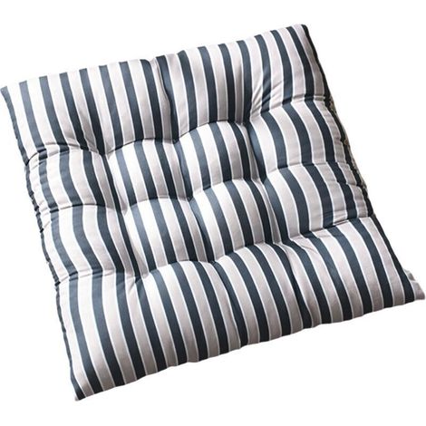 Basetbl – Coussin carré moelleux en coton et polyester – Résistant à la décoloration – Pour jardin, terrasse, bureau et maison – Conserve sa forme (1/4)