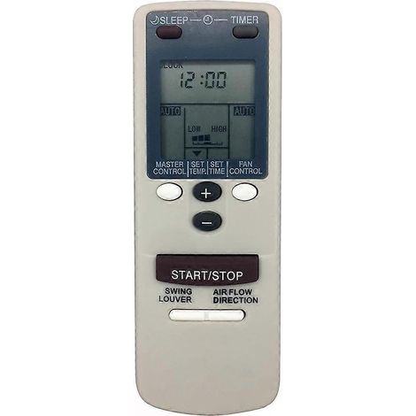 Télécommande de climatiseur compatible avec Fujitsu AR-BB1, AR-BB2, AR-JW19, AR-BB9, AR-DB3, AR-DB5, AR-DB4, AR-DB7, AR-JW2 et AR-HG1. (1/4)