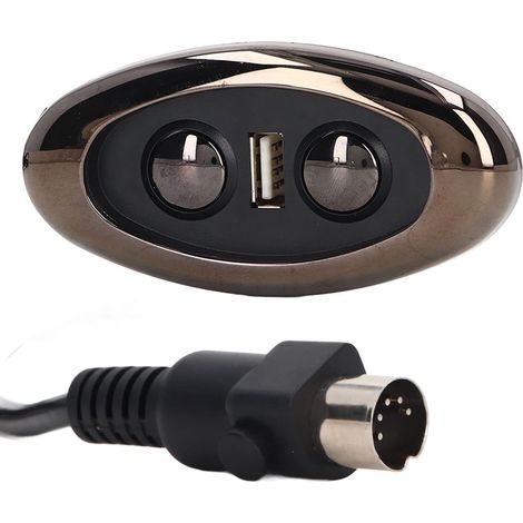Contrôleur de canapé électrique, Port de Chargement USB Durable pour Fauteuil élévateur, Opération Simple pour Les Utilisateurs de Fauteuils de Massage, Matériau ABS (1/5)