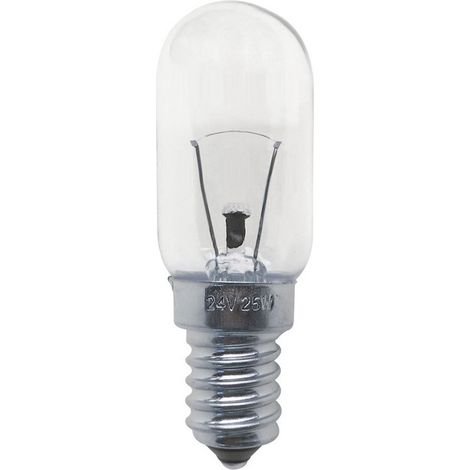 EDM – Ampoule tubulaire E14 25W 24V – Éclairage chaleureux basse tension – Forme claire pour ambiance accueillante – Installation facile