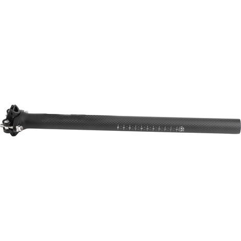 Tige de selle de vélo, pilier en fibre de carbone, diamètre 27,2 mm, longueur 400 mm, pour remplacement (1/5)