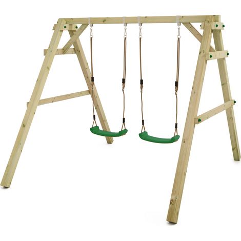 Schaukel Wickey Sky Dancer Prime Kderschaukelgestell mit Sitzfarbe Grün