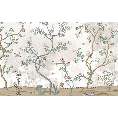 Papier peint panoramique - Fleurs - 130 cm x 81 cm (1/2)