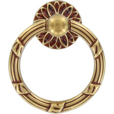25 x MANIGLIA OTTONE 09236 D 42X49 MM PATINE
