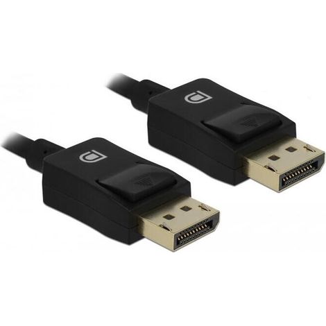 Delock cable displayport 8k 60 hz 2 m negro (1/2)