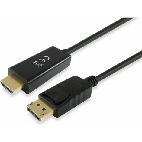 Equip 119390 câble vidéo et adaptateur 2 m DisplayPort HDMI Noir (1/4)