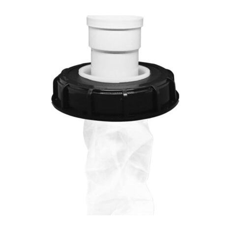 Gerader IBC-Filter mit Deckel, 163 mm Nylon-Regenwasserfilter, waschbar mit Deckel für DN 150 IBC-Regenwassertank (1/5)