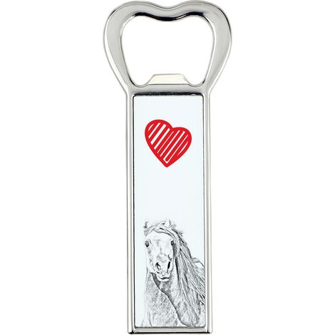 Pintabian - un apribottiglie con un cavallo, un apri-frigo personalizzato, un regalo unico per uomo di Art-Dog (1/5)