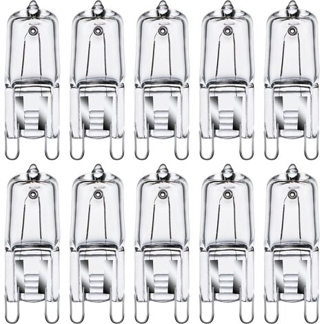 G9 Halogen Bulbs G9 35W Capsule Bulbs G9 230V 2800K Warm White Dimmable Pack of 10 (1/5)