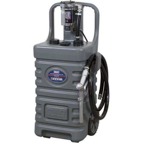 Sealey Mobile Dispensing Tank with Diesel Pump 55L - Grey DT55GCOMBO1