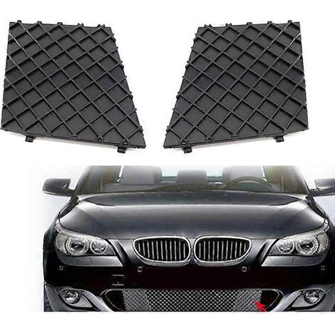 Grille de pare-chocs avant inférieure pour BMW E60 E61 M 51117897186 51117897184 (1/4)