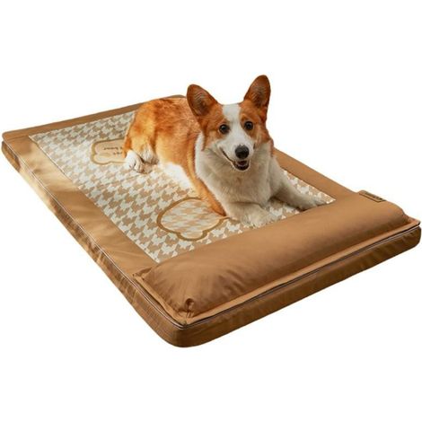 Kühlmatte für Haustiere, 45 cm x 30 cm, spezielle Kühlmatte für Hunde, Kühlmatte mit Kissen (1/5)