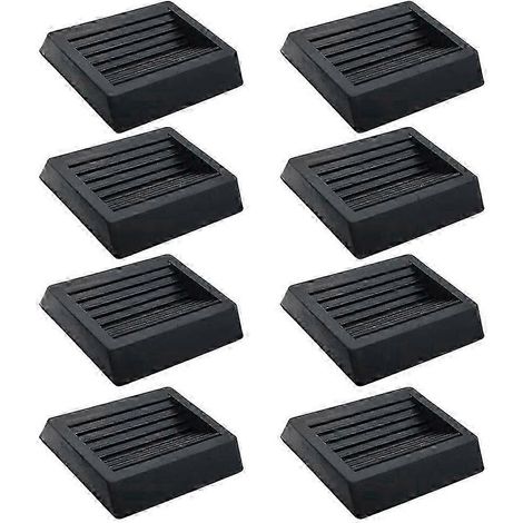 Patins de meubles - Butées de lit, roulettes en caoutchouc compatibles avec tous les types de sols, roulettes pour meubles et chaises (1/5)