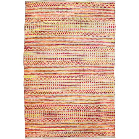 Tapis fait main sienna rouge 710 - 120 x 170 cm (1/3)