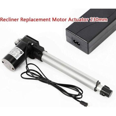 24V Electric Recliner Actuator, 230mm Replacement Kit, DC Motor Actuator for 600kg Electric Recliner Sofa (1/5)