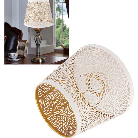 Abat-jour en fer forgé E27/E26 pour lampe de table, sculpté en forme d'arbre de forêt, décoration de chevet pour chambre à coucher (1/5)
