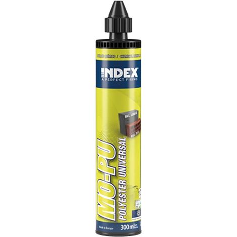 FPLUS cartucho resina poliester 300 ml. , CARACTERISTICAS CERTIFICACIONES
• Resina polyester universal para todo tipo de 
materiales.
• Válido para todo tipo de hormigón no fisurad (1/2)