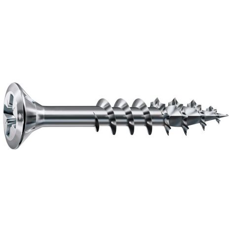 Holzfensterschraube R 88189 Seko Bremsrippen PZ 4x30-Z Sta silber 1000St. SPAX