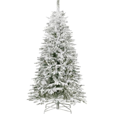 Albero di Natale artificiale – Abete innevato Premium 220 cm