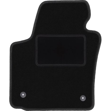 Alfombrilla de conductor negra para: Seat León II hatchback (2005-2012)