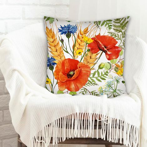 Housse de coussin décorative salon doux et respirant pour décoration de maison et de chambre la saint-valentin
