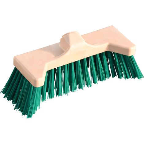 Taliaplast – Balai de chantier Baldozer® 32 cm – Profil étudié pour concentrer déchets – Fibres PVC 11 cm Ø12/10 à 115° – Monture polypropylène résistante