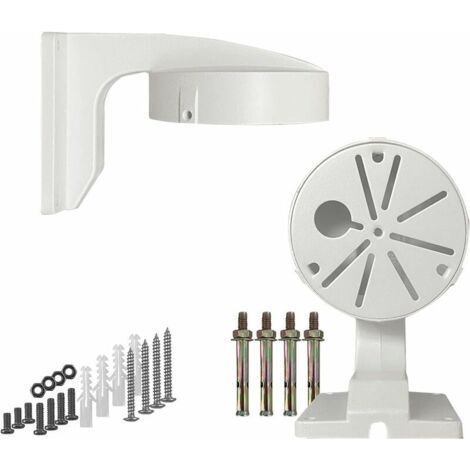 Security Camera Junction Box Bracket, Cable Management Box Compatible with Metal Dome Cameras, Solid Powder Coated CCTV IP Camera (1/4)