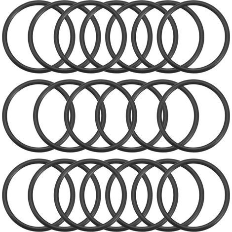 20 O-Ringe, 44 mm Außendurchmesser, 37 mm Innendurchmesser, 3,5 mm, Nitril, temperaturbeständig, für Pumpen und Schläuche (1/5)