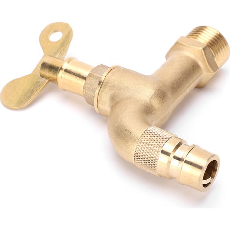 Wasserhahn aus geschmiedetem Messing, Einhebel-Unterputz-Wasserhahn für Waschmaschinen mit G1/2-Zoll-Gewinde (1/5)
