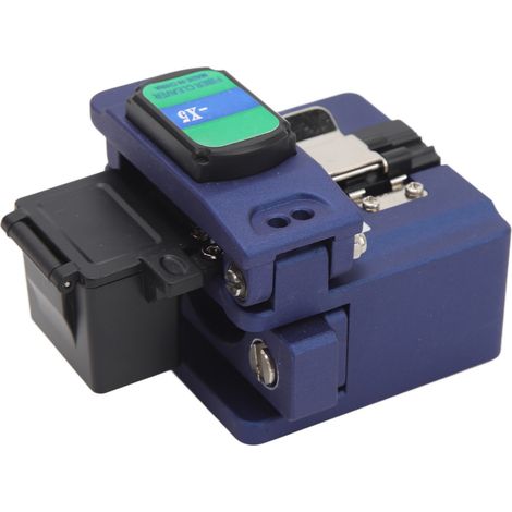 Cliveuse de fibres optiques haute précision à retour automatique, coupe-fibres à connexion froide, fusion à chaud, bleu (1/5)