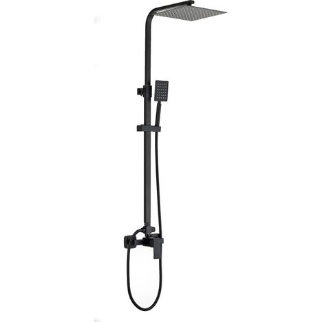 Set doccia monocomando Modello Maza colore nero
