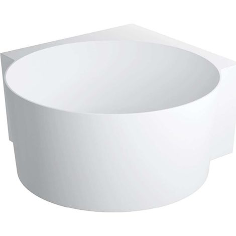 OMNIRES Ovo M+ - Bañera de esquina, 120x120 cm, blanco mate OVO120WNBM (1/4)