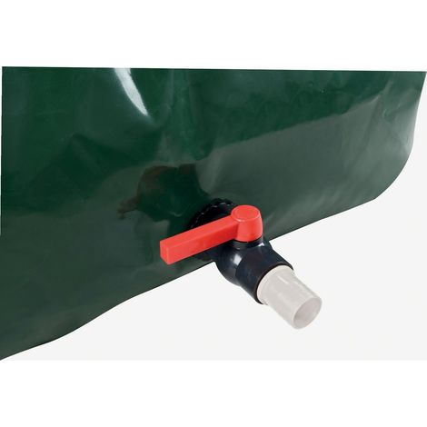 Werka Pro – Cuve citerne souple 3000 litres – PVC épais soudé 0,7 mm – 2 entrées d'eau 1'' – Installation rapide et simple