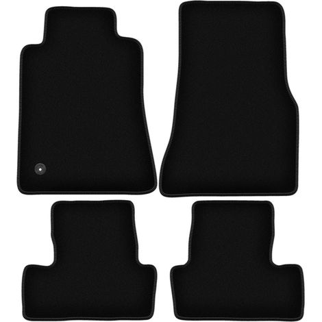 BASIC schwarze Veloursmatten für: Ford Mustang MK5 Coupé (2004-2014)