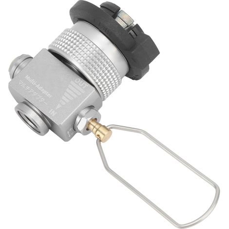 Kit adaptateur de recharge de cartouche de gaz, valve de ventilation, raccords pour réchaud de camping portable (1/5)