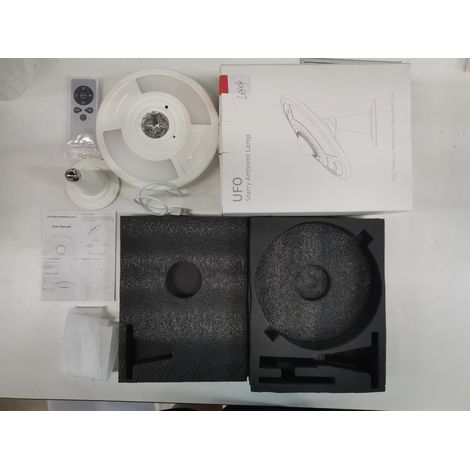 Projecteur d'etoiles lampe ambiance soiree lampe de nuit chambre nebula plafond LED controle tactile telecommande minuterie 0.5h luminosite reglable decoration festival chambre piece gaming (1/3)