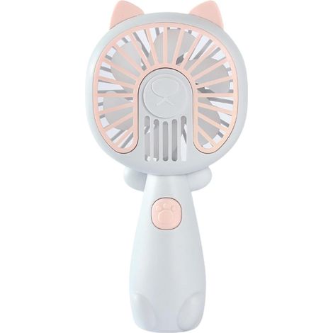 Ventilador portátil, pequeño ventilador de bolsillo  Ventilador de mano recargable por USB  Pequeño ventilador de bolsillo portátil, silencioso, para estudiantes de oficina, para mujeres y niñas (1/5)