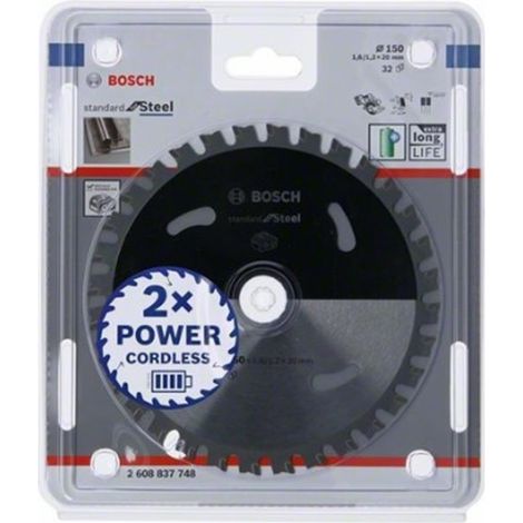 BOSCH DISCO SIERRA STANDARD ACERO 150 X 20 X 20D: BA (1/2)