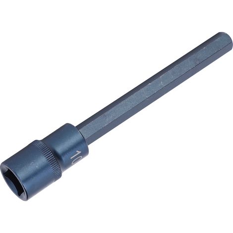 Douille hexagonale pour tournevis métrique S2 en acier allié antirouille, outil de quincaillerie à main 150 x 10 mm (1/5)