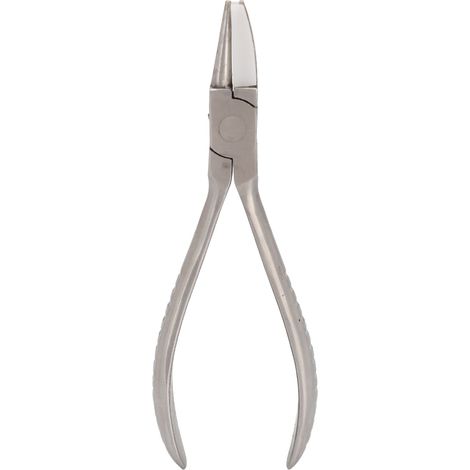 Pince à lunettes en acier inoxydable, manche ondulé, outil de réglage et réparation de montures, pince de précision pour ajuster les branches. (1/5)
