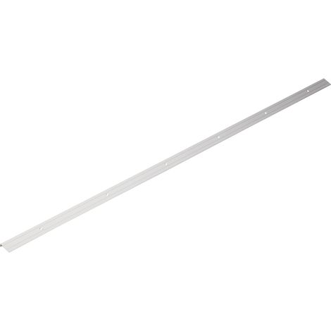 Alberts 490133 Profilo paragradino, forato, alluminio, anodizzato argento, 1000 x 24,5 x 10 mm (1/3)