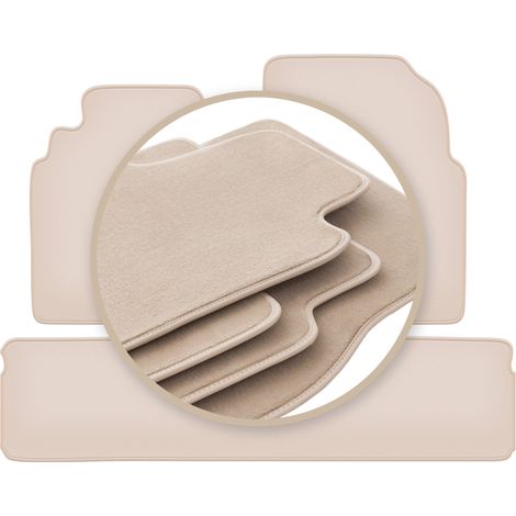 Beige PREMIUM-Matten für: Nissan Almera Tino Minivan 2000-2006