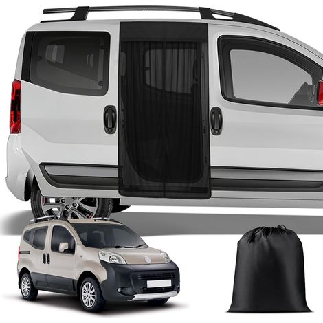 Moustiquaire Magnétique Personnalisée pour Peugeot Bipper/Citroen Nemo III 2007-2026, Moustiquaire Van pour Porte Latérale, Moustiquaire avec Fermeture éclair sur Porte Centrale,Pour Bipper Porte Laté (1/5)